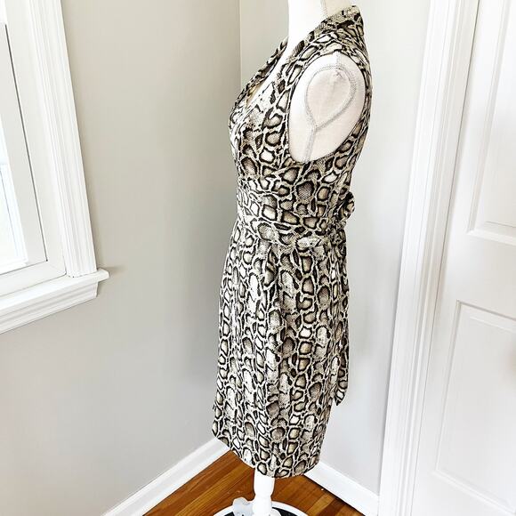 RACHEL Rachel Roy Snake Skin Print Tie Waist Dress - Picture 3 of 7